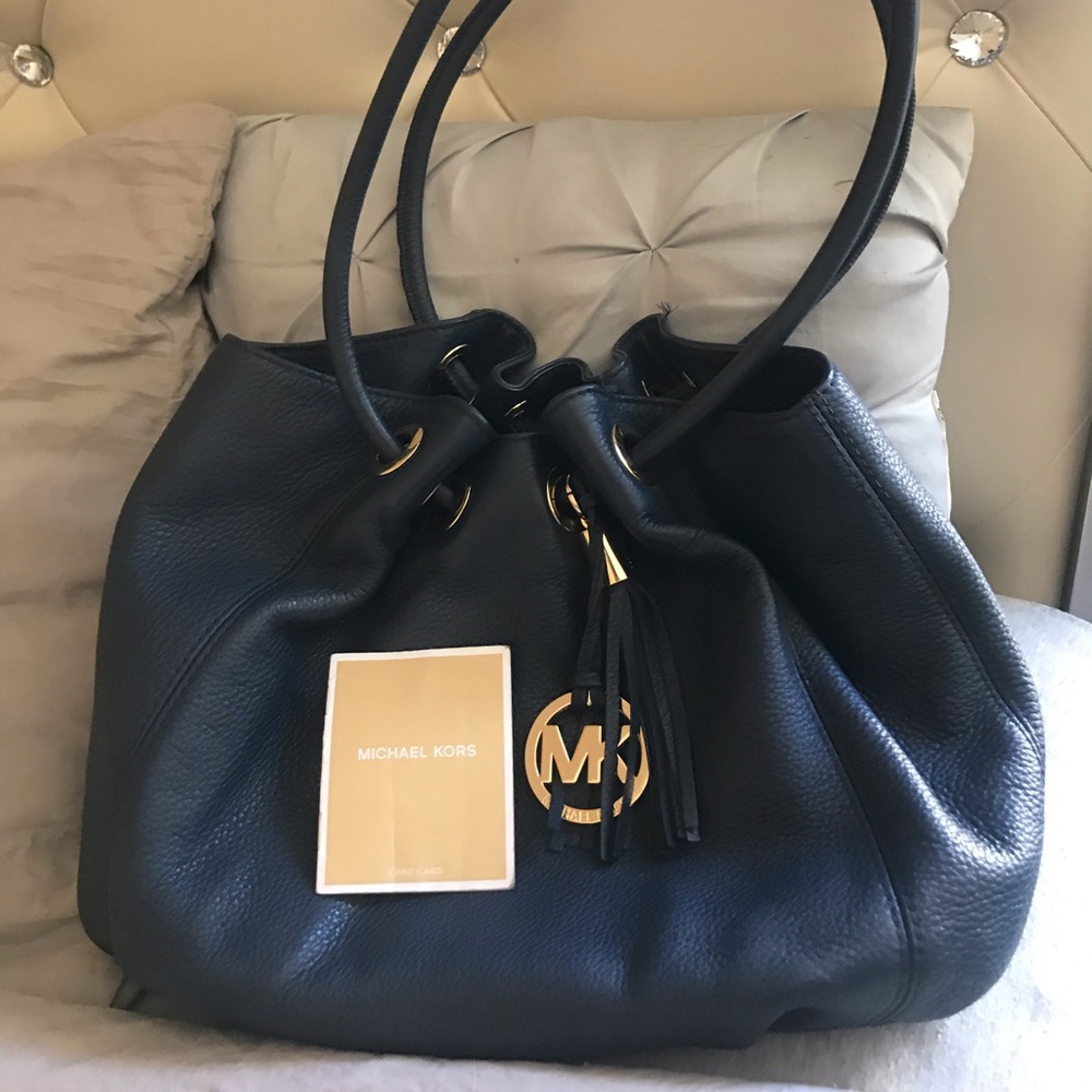 Navy Blue Michael Kors purse